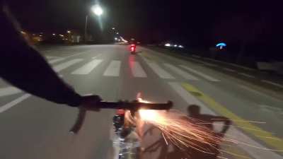 El repartidor antes de llegar a mi casa