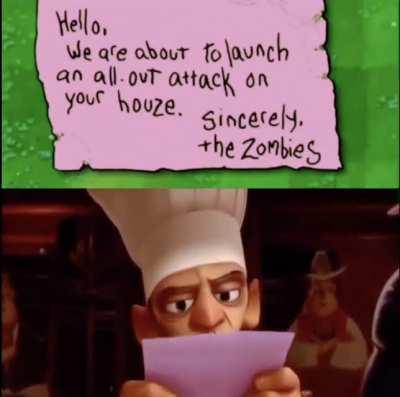 Ratatouille man is canon in the PvZ universe?! No way 😧😧