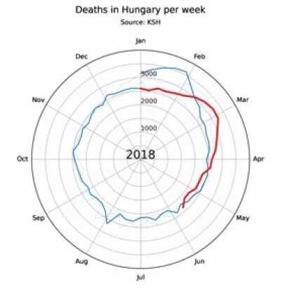Heti halálozások a legújabb KSH adatokkal (50. hétig)
