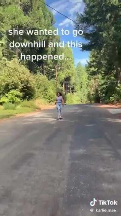 She looked like she had it for a second