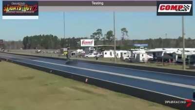 It's like the cartoons when they speed too much