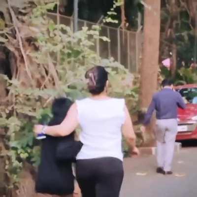 Kajol morning walk 🍑