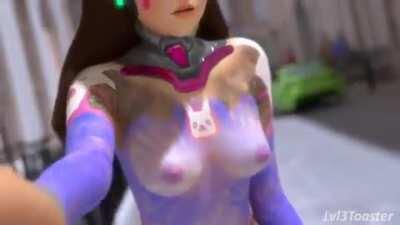 Exhibitionist date with D.Va part 2 (Lvl3Toaster)