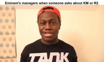 Eminem managers when someone asked about a scrapped project: