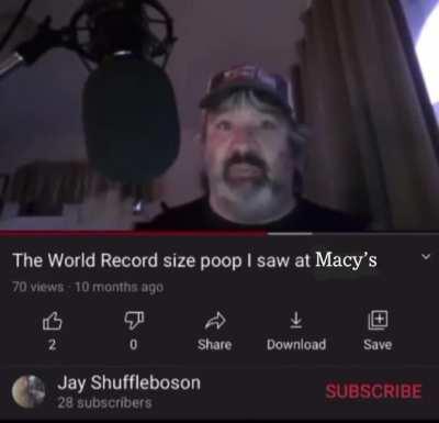 Found Janitor of Macy’s