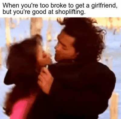 Solving life's problems like a shoplifter.