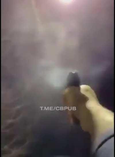 Just a few lads shooting into the night