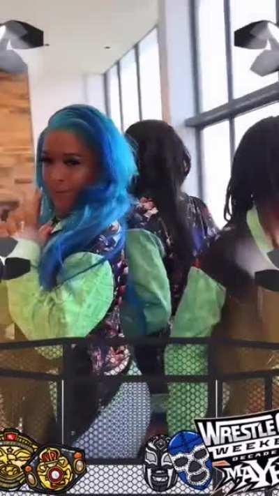 With Red Velvet and Leila Grey