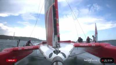 The tethers on the Sail GP F50 catamarans have to be super strong