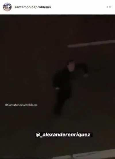 Man threatening someone's family gets hit by a car