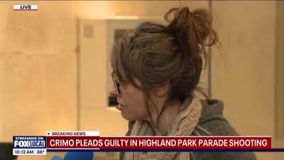 The mom of the Highland Park Shooter after court.