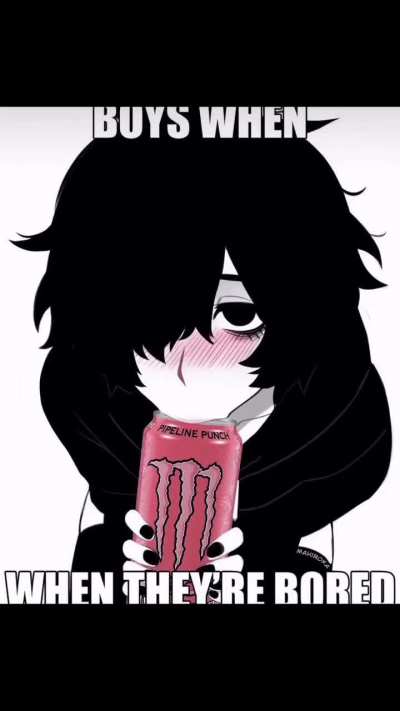 Yeah I love drinking monster