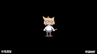 I animated this. (flashing lights)