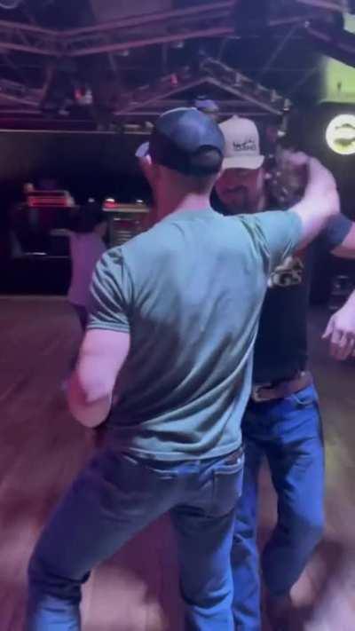 Demo ranch and AK guy getting down together