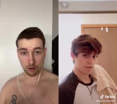 Caught in the shower