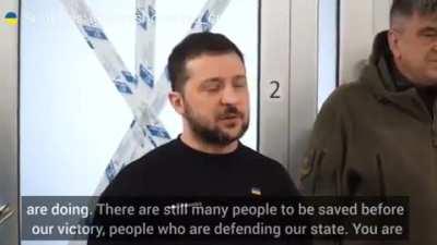 During his visit to Donbas, President Zelensky visited wounded Ukrainian Warriors at a hospital and presented awards there as well. The President also thanked Medical Forces of the Ukrainian Army who saves many lives every day.