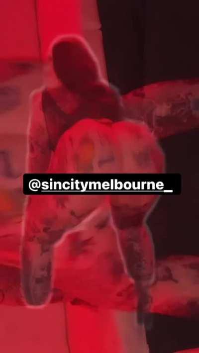 Big booty goth stripper