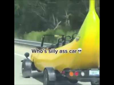 i drive the banana car