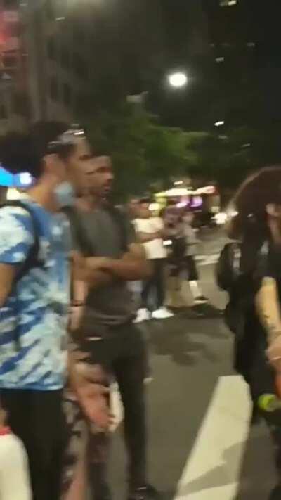 1 am last night in my NYC hood. The demonstrations & even the violence are not just about George Floyd's murder. There are now 40 million unemployed people in the US who are rightly furious: white, brown, black