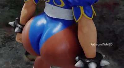 Chun-Li twerking Kishi 3D