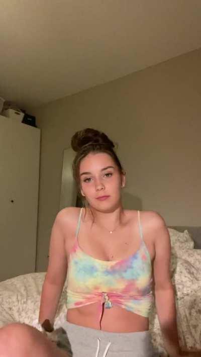 If you stop for me, I’ll celebrate by recording me fuck my self