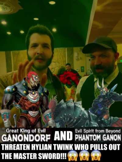 Just got the Master Sword on my 42nd playthrough, why the FLIP does Ganondorf say this?!