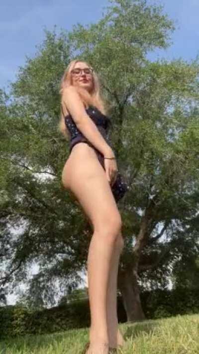 No panties no problem! [f]