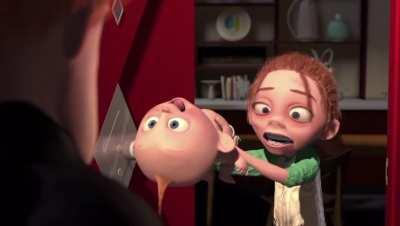 I watched Jack-Jack Attack for the first time in a fair while, and watching as an adult, I’m amazed this flew over my head as a child: