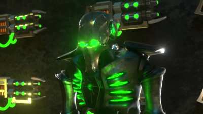 My Necrons lost a game of Warhammer today so I animated how I felt