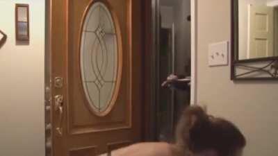 Busty Petite Babe Pizza Dare