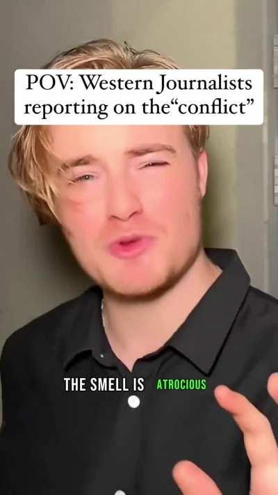 Western journalists reporting on the 