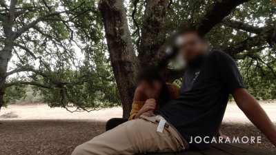Blowjob in the public park. Lucky for us it wasn't busy...