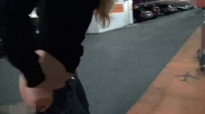 A Quick Creampie Before Her Flight