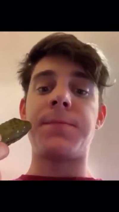 are we still hunting for rares . if so here’s ethan eating a pickle