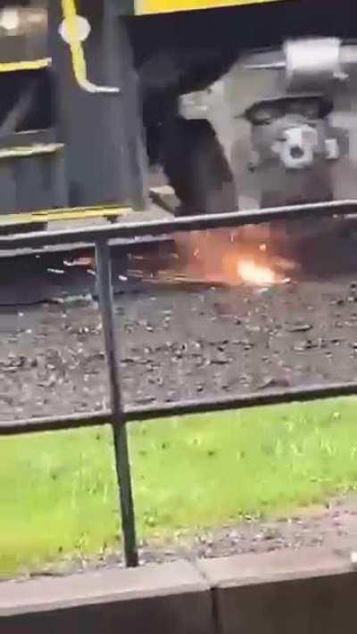 Food delivery robot VS Train