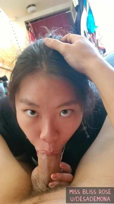 I make sure to suck until I swallow every drop of cum