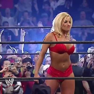 Trish Stratus + Red Lingerie