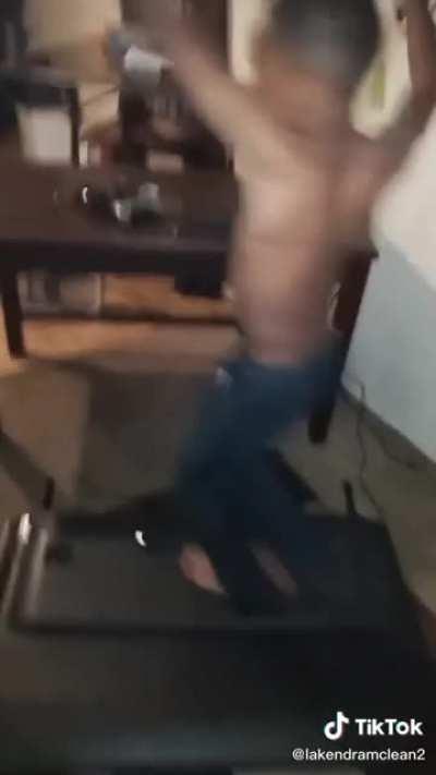 lil nigga just stepped on the tv not giving a fuck