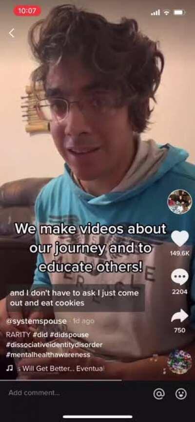 Guy pretends to have a 5-year-old alter