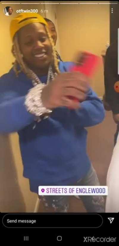 Durk back in the raq with a million cash 🐐🔥