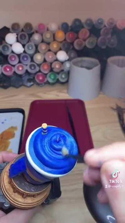 Not the best painter, but Slushie visits the real life!