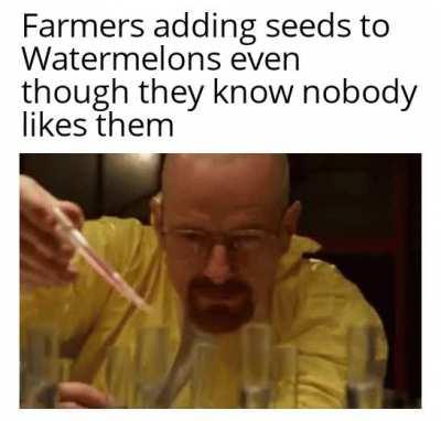 A lot of effort went to seperate the seeds