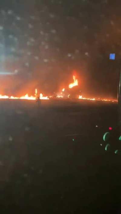 'Minor damage' to one of the Il-76's at Pskov.