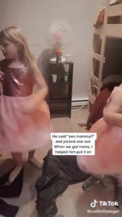 He’s so happy 🥺