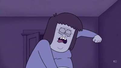 how my mum wakes me up