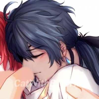 Just Barbara admiring a photo