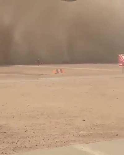 There is no escape from the sandstorm