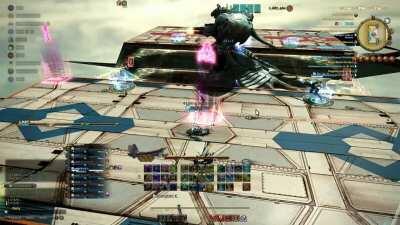 Chad GNB dodging the Diamond Weapon stack solo