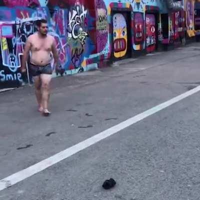 HMB while I jump over this trashcan