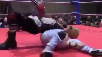 and they say wrestling is fake